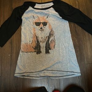 L.O.L Vintages- Fox with sunglasses shirt